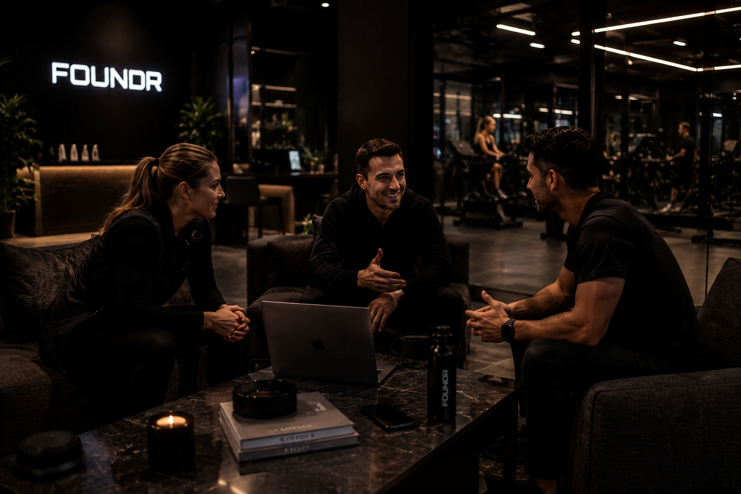 Founder lounge meeting